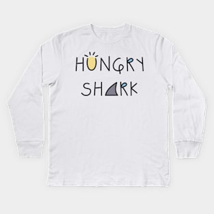 Cute Shark Kids Long Sleeve T-Shirt